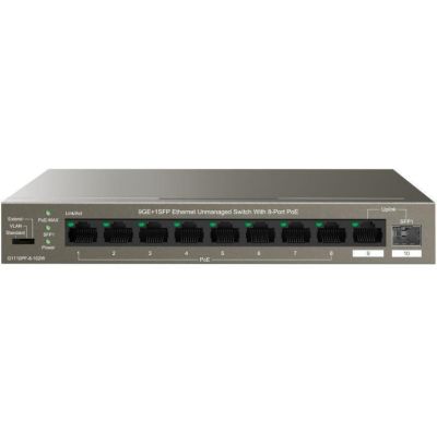 سوئیچ شبکه PoE آی پی کام 9 پورت F1109P-8-102W